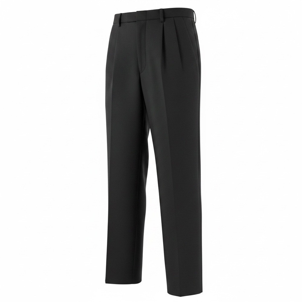 Requirements Pleated Front Dress Pants Womens 6 Petite Black High Rise Straight